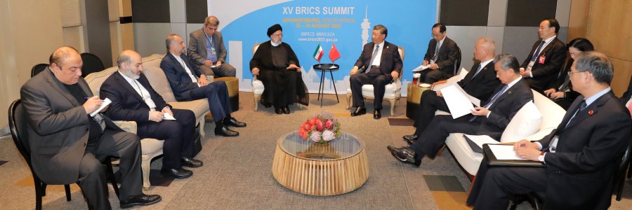 دکتر رئیسی: عضویت ایران در بریکس موجب تقویت رویکردهای این گروه از جمله مخالفت با یکجانبه‌گرایی آمریکا خواهد بود/ تاکید بر اجرای توافقات فیمابین در چارچوب همکاری‌های راهبردی 25 ساله/ تبریک رئیس جمهور چین به مناسبت عضویت ایران در بریکس/ آماده تقویت همکاری‌های دوجانبه و روند چندجانبه‌گرایی هستیم