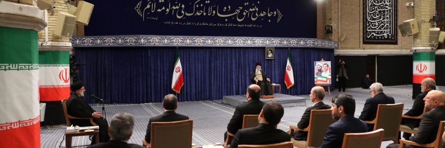 دیدار رئیس‌جمهور و اعضای هیئت دولت با رهبر معظم انقلاب اسلامی
