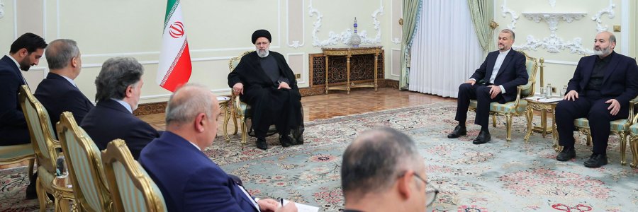 دیدار وزیر خارجه ترکیه با رئیس جمهور