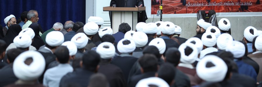 دیدار با جمعی از علما و روحانیون خراسان جنوبی