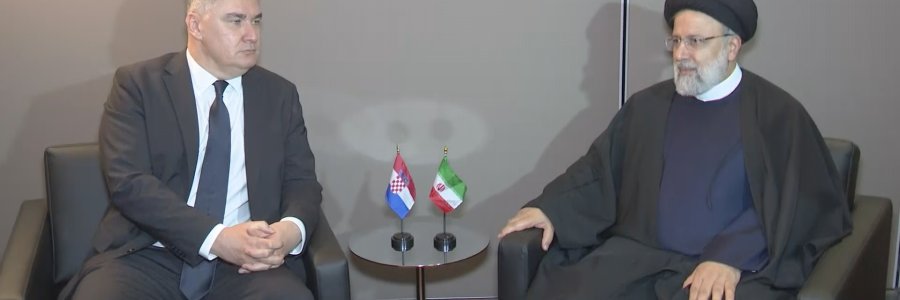 دیدار روسای جمهور ایران و کرواسی