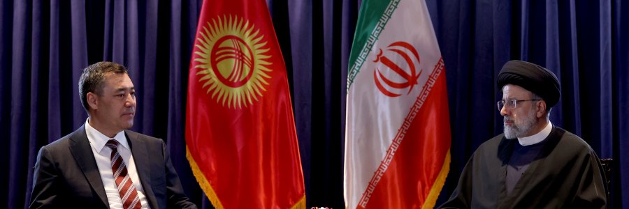 دیدار روسای جمهور ایران و قرقیزستان
