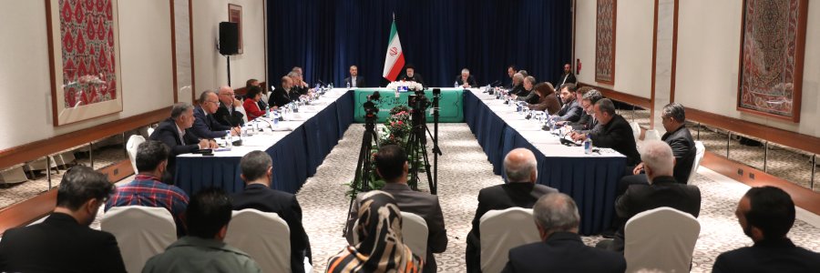 نشست با مدیران ارشد رسانه های آمریکایی