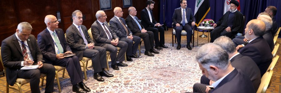 دکتر رئیسی: راه‌آهن بصره-شلمچه به تسهیل و تسریع تردد مردم ایران و عراق کمک موثری خواهد کرد / مسئولان دو کشور با ابتکارات جدید روابط اقتصادی و تجاری فیمابین را رونق ببخشند / السودانی: مسئولان دو کشور تلاش بیشتری برای به نتیجه رساندن طرح‌های مشترک داشته باشند / هرگز اجازه استفاده از سرزمین عراق برای تعرض به ایران را نخواهیم داد
