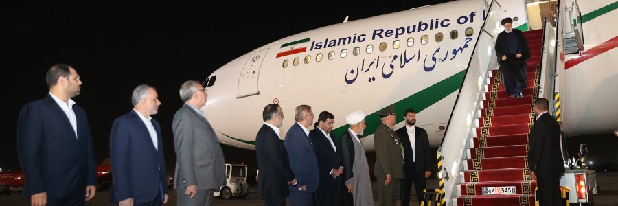 دکتر رئیسی دقایقی قبل وارد فرودگاه مهرآباد شد