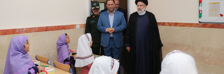 حضور در مراسم بازگشایی مدارس