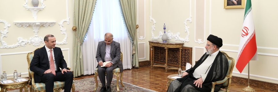 دیدار دبیر شورای عالی امنیت ملی ارمنستان با رئیس جمهور