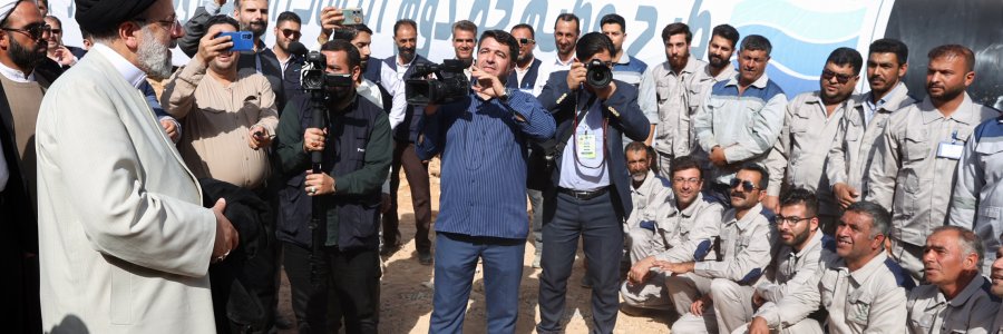 بهره برداری رسمی از طرح عظیم خط دوم انتقال آب شرب کلانشهر شیراز از سد درودزن