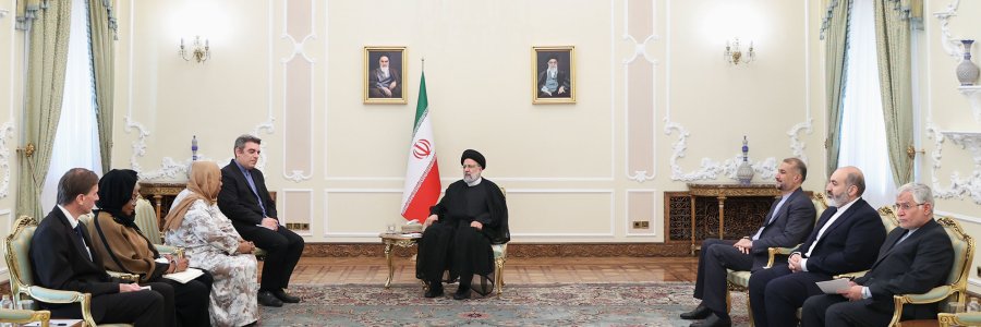 دیدار وزیر همکاری‌های بین‌المللی آفریقای جنوبی با رئیس جمهور