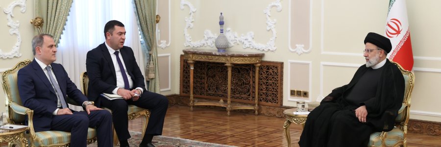 دیدار وزیر خارجه جمهوری آذربایجان با دکتر رئیسی