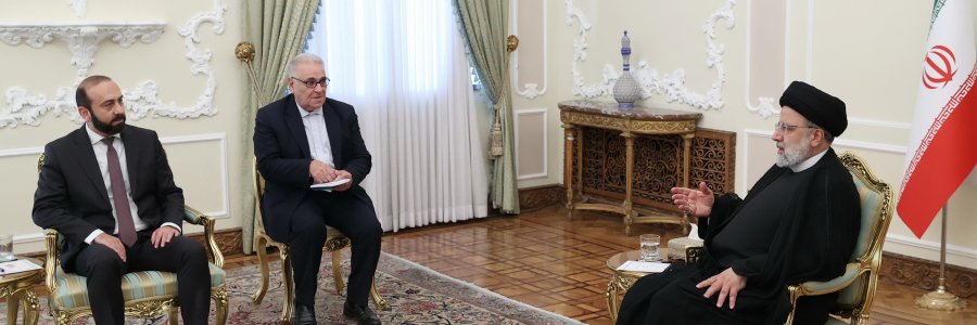 دیدار وزیر خارجه ارمنستان با دکتر رئیسی