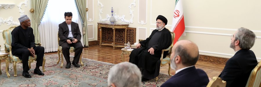 دیدار وزیر خارجه نیجر با رئیس جمهور