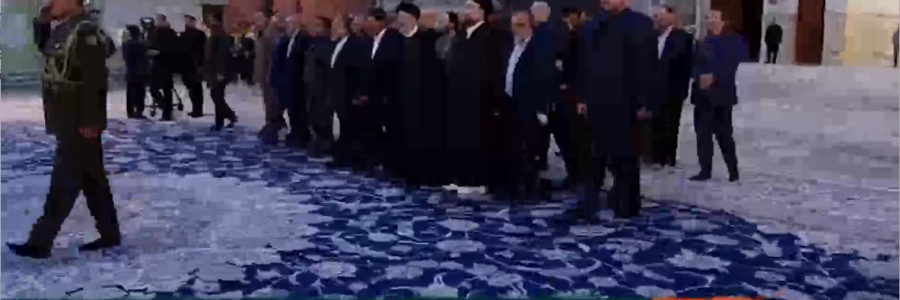 حضور رئیس‌جمهور و اعضای هیئت دولت در مرقد مطهر امام خمینی (رحمة الله علیه) 