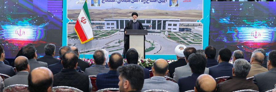 آیین بهره‌برداری رسمی از خط‌ آهن سنندج-همدان