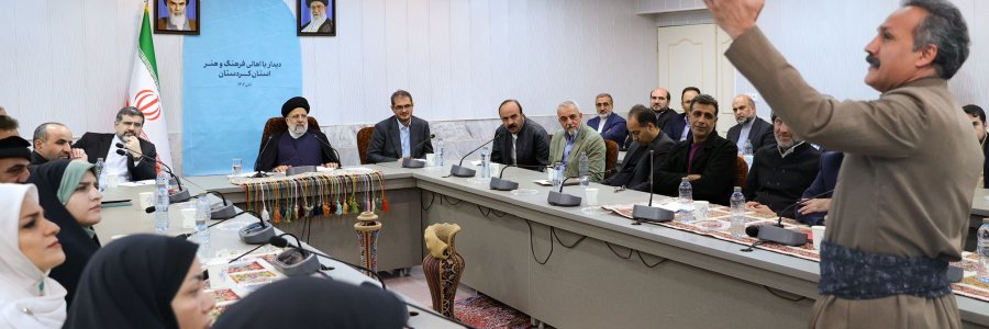 دیدار با اهالی فرهنگ و هنر کردستان