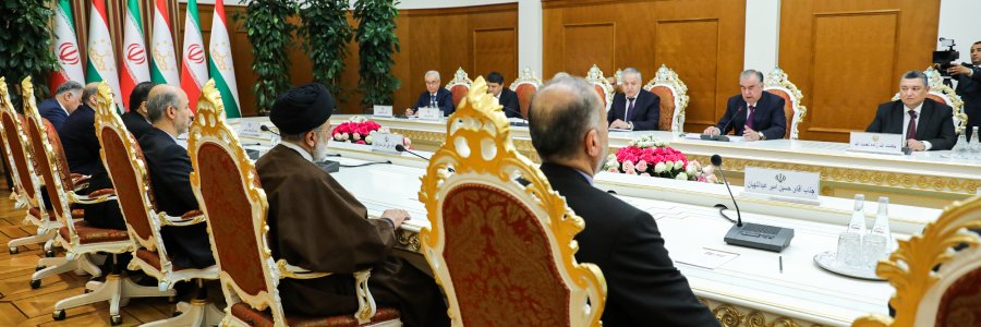نشست مشترک هیئت های عالیرتبه ایران و تاجیکستان