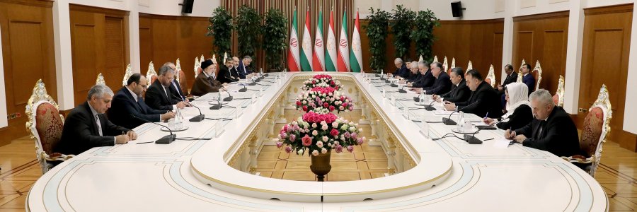 دکتر رئیسی: اشتراکات متعدد تاریخی و تمدنی میان ایران و تاجیکستان زمینه مناسبی برای گسترش روابط فیمابین است/ به‌عنوان دو کشور مسلمان موظف به تلاش برای خاتمه دادن به ظلم تاریخی به فلسطینیان هستیم/ تاکید امامعلی رحمان بر ضرورت تلاش برای برقراری آتش‌بس فراگیر در غزه
