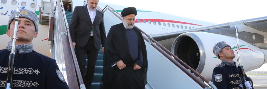 دکتر رئیسی وارد تاشکند شد
