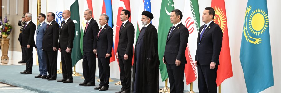 عکس یادگاری شانزدهمین اجلاس سران کشورهای عضو اکو