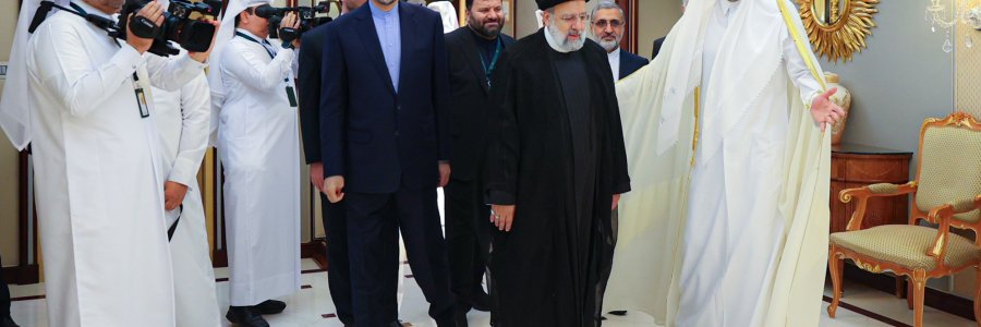  دیدار امیر قطر با رئیس جمهور
