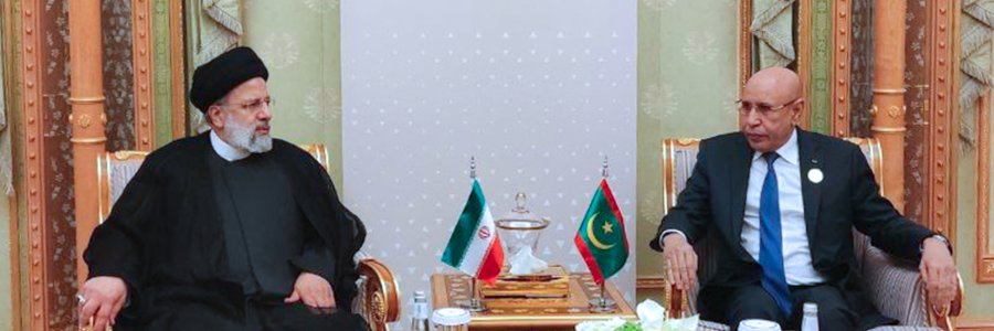 دیدار روسای جمهور ایران و موریتانی