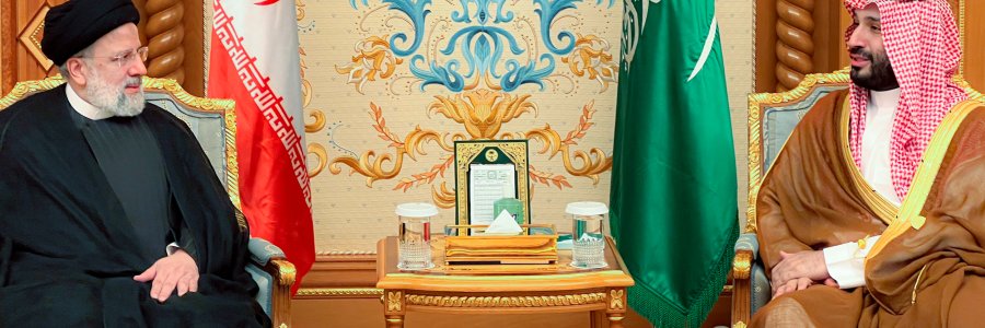 دیدار ولیعهد عربستان با دکتر رئیسی