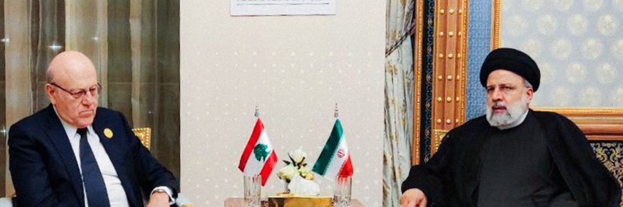 دکتر رئیسی: مقاومت نیاز امروز منطقه و سازش و عقب‌نشینی در برابر دشمن صهیونیستی مردود است/ اقدامات حزب‌الله لبنان مبتنی بر حکمت و عقلانیت است/ تقدیر میقاتی از تلاش‌های دیپلماتیک دکتر رئیسی برای ایجاد همگرایی در جهان اسلام حول مسئله فلسطین و کمک به مظلومین غزه
