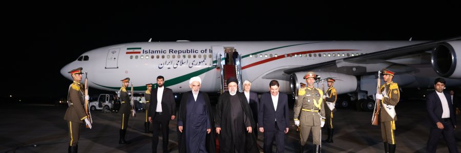 دکتر رئیسی دقایقی قبل وارد تهران شد
