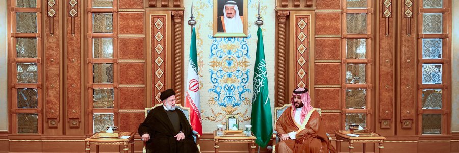 دیدار ولیعهد عربستان با دکتر رئیسی