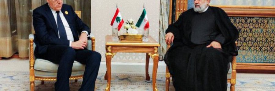 دیدار نخست وزیر لبنان با رئیس جمهور