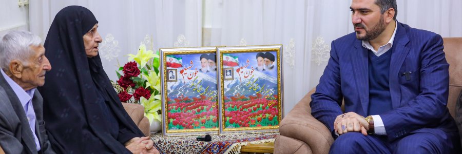دیدار معاون اجرایی رئیس جمهور با خانواده شهیدان حجازی