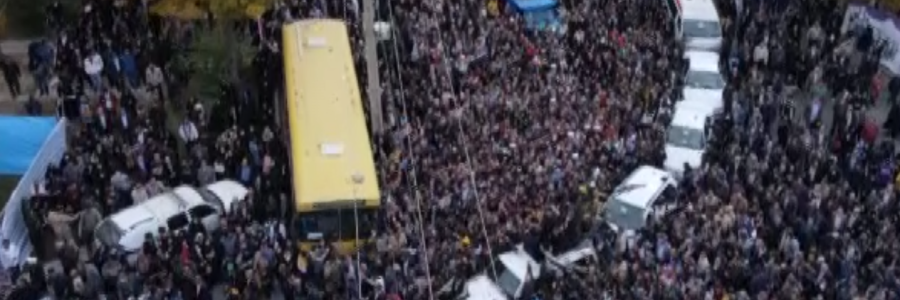 استقبال جمهور از رئیس‌جمهور