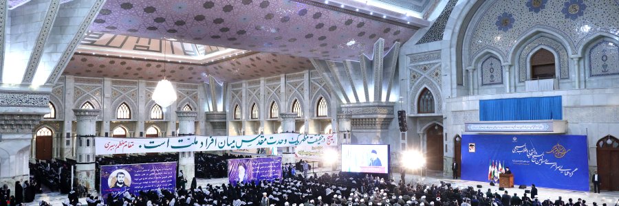 گردهمایی سراسری مسئولین بسیج دانشجویی و طلاب بسیجی