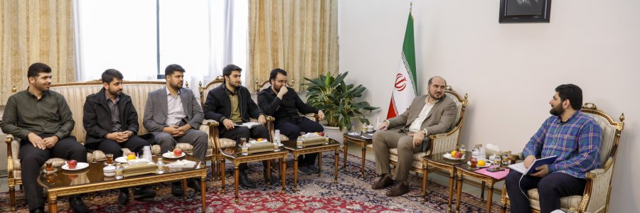 دیدار با اعضای اتحادیه جامعه اسلامی دانشجویی