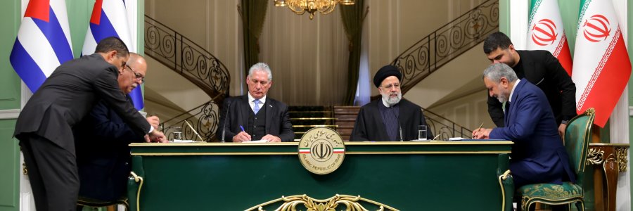 امضای بیانیه مشترک تعمیق روابط راهبردی و دوجانبه میان دکتر رئیسی و میگل دیاز کانل/ 7 سند و تفاهم‌نامه همکاری میان ایران و کوبا به امضا رسید
