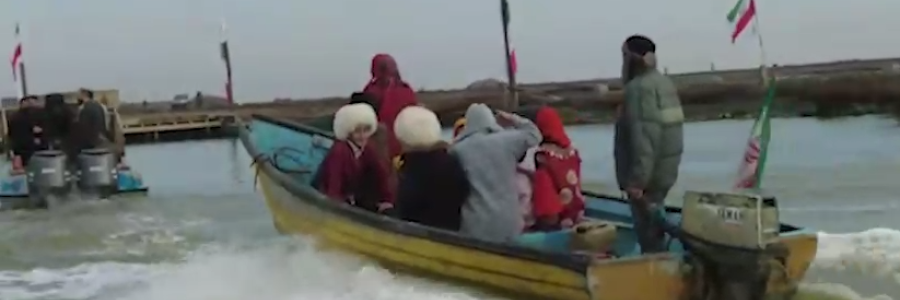 بازدید رئیس‌جمهور از جزیره آشوراده