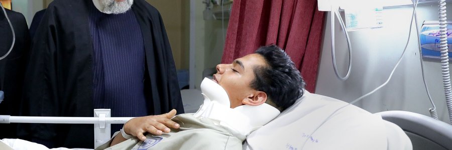 عیادت از مجروحان جنایت تروریستی کرمان