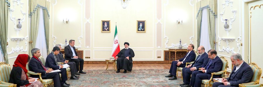 تاکید دکتر رئیسی بر تسریع در اجرای توافقات ایران و هند و لزوم جبران تاخیرها/ ابراز علاقه وزیر خارجه هند برای انعقاد توافقنامه همکاری‌های جامع و بلندمدت با ایران
