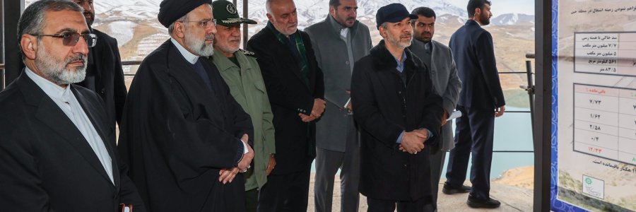 دکتر رئیسی از مراحل پایانی احداث سد 