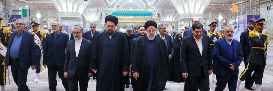  تجدید میثاق رئیس جمهور و اعضای هیئت دولت با آرمان‌های بنیانگذار کبیر انقلاب اسلامی
