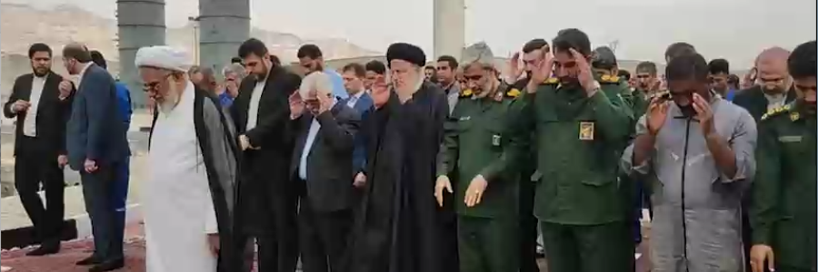 اقامه نماز رئیس‌جمهور به همراه کارگران واحد های صنعتی هرمزگان/ ظهر امروز، استان هرمزگان

