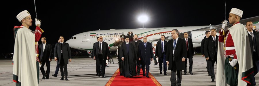 ورود رئیس جمهور به الجزیره