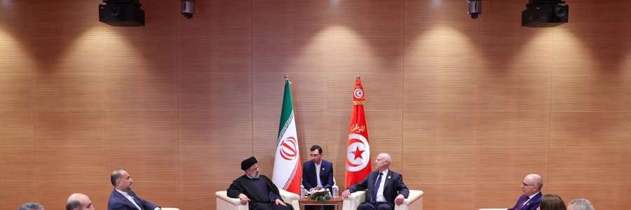 دکتر رئیسی: آماده اشتراک‌گذاری تجربیات دانشمندان ایرانی در حوزه علم و فناوری با تونس هستیم/ کشورهای اسلامی برای توقف جنایتگری صهیونیست‌ها باید روابط اقتصادی‌شان را با این رژیم قطع کنند/ قیس سعید: خواستار توسعه و ارتقای روابط با ایران هستیم/ در قبال مسئله فلسطین اختلاف موضعی با یکدیگر نداریم