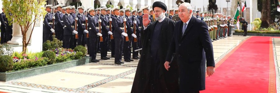 استقبال رسمی عبدالمجید تبون از رئیس جمهور