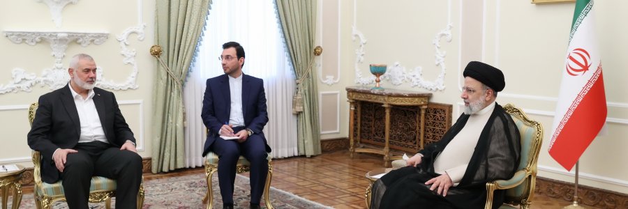 دیدار با رئیس دفتر سیاسی حماس