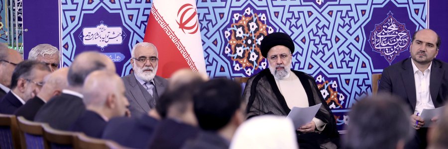 نشست رمضانی با جمعی از خیرین