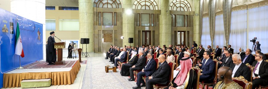 دیدار با سفرا و کارداران کشورهای اسلامی
