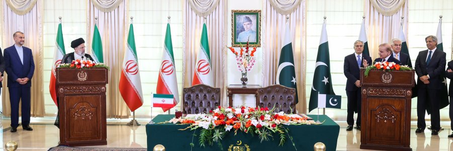 نشست خبری مشترک با نخست وزیر پاکستان