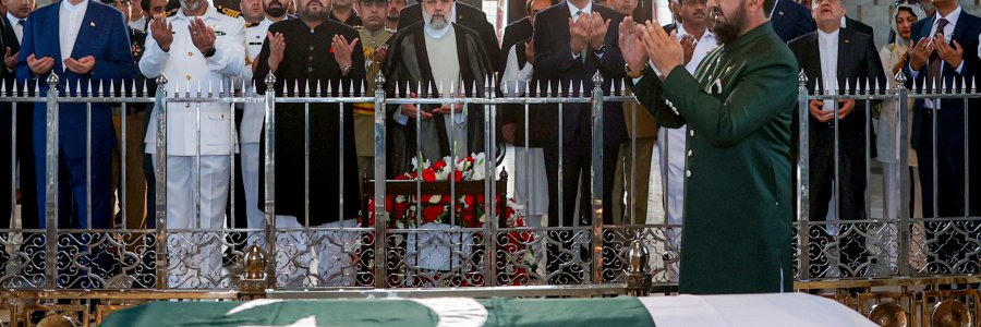 حضور در آرامگاه محمدعلی جناح