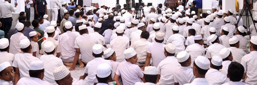 سخنرانی رئیس جمهور در جمع نمازگزاران مسجد جامع کالپیتی کلمبو 